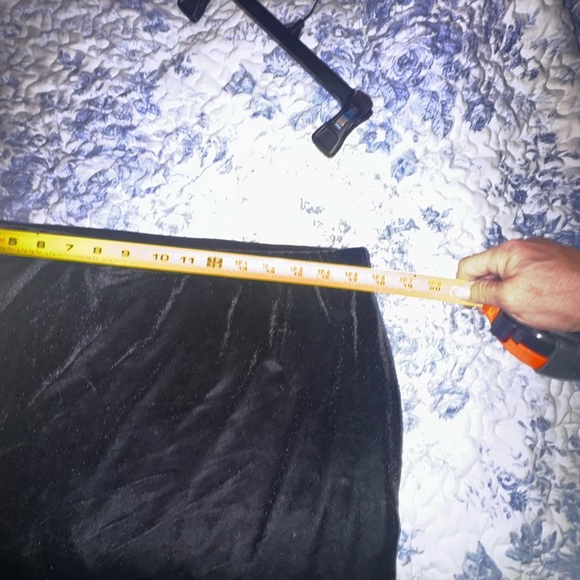 Xscape Black Velvet vintage Skirt - Picture 4 of 4